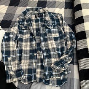mens American eagle flannel